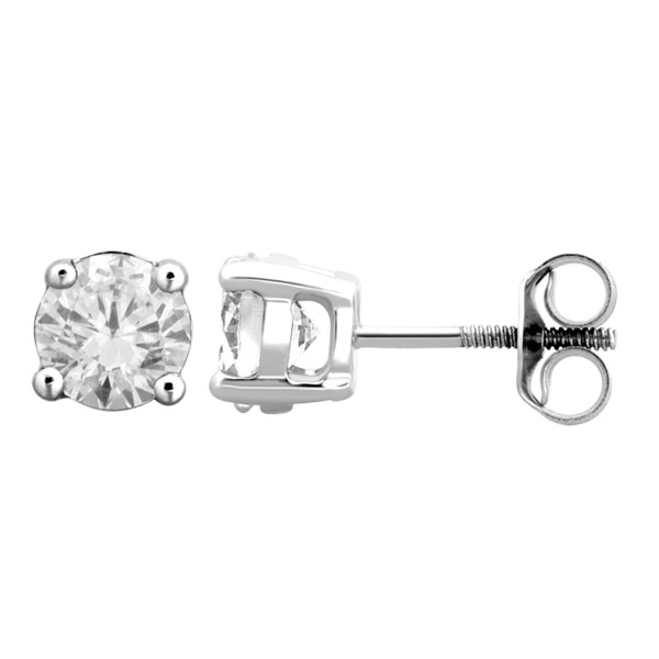 Diamond Solitaire Earring